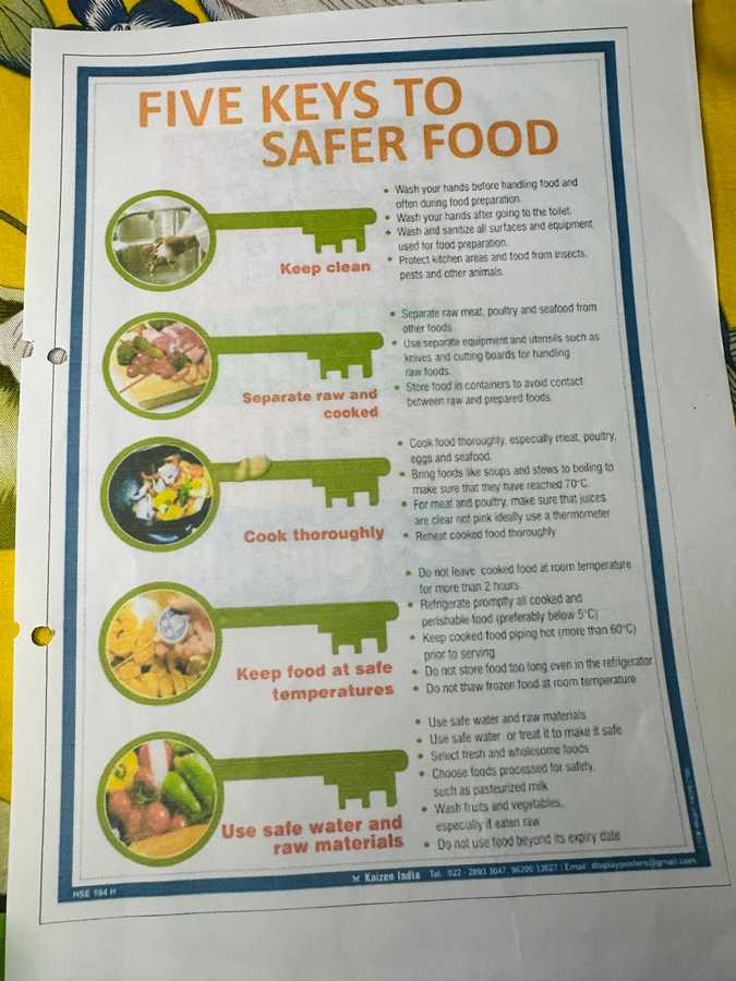 Five Keys To Safer Food