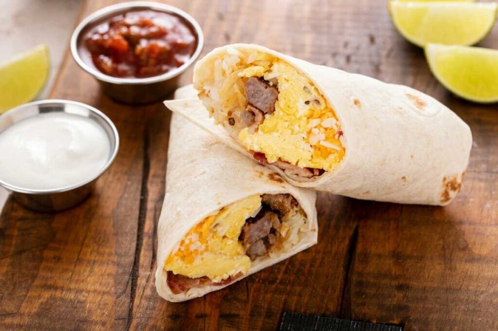 Halal Breakfast Burrito